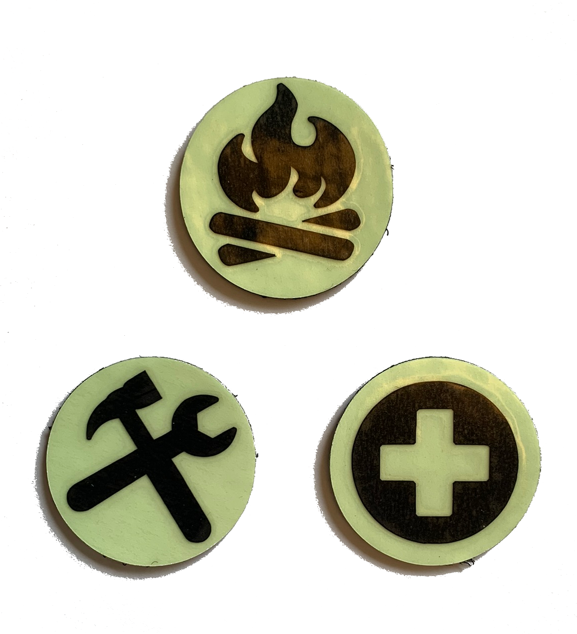 EDC Kit Icon Glowing Markers
