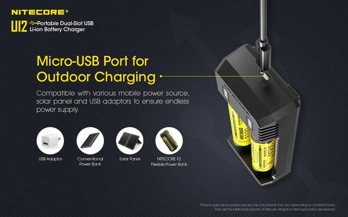 Nitecore UI2 Portable Battery Charger