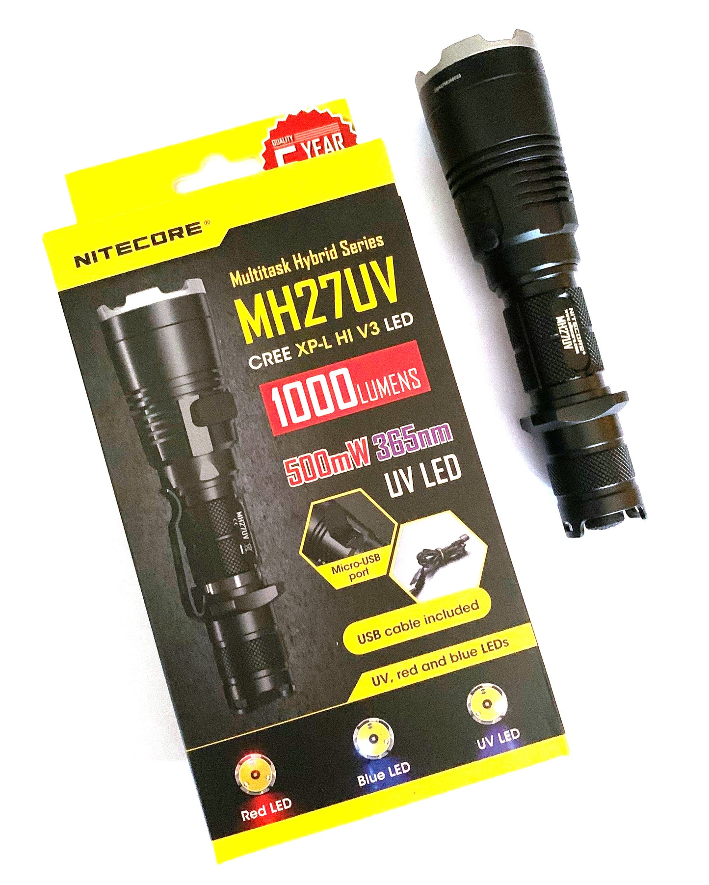 Nitecore MH27UV Rechargeable Flashlight