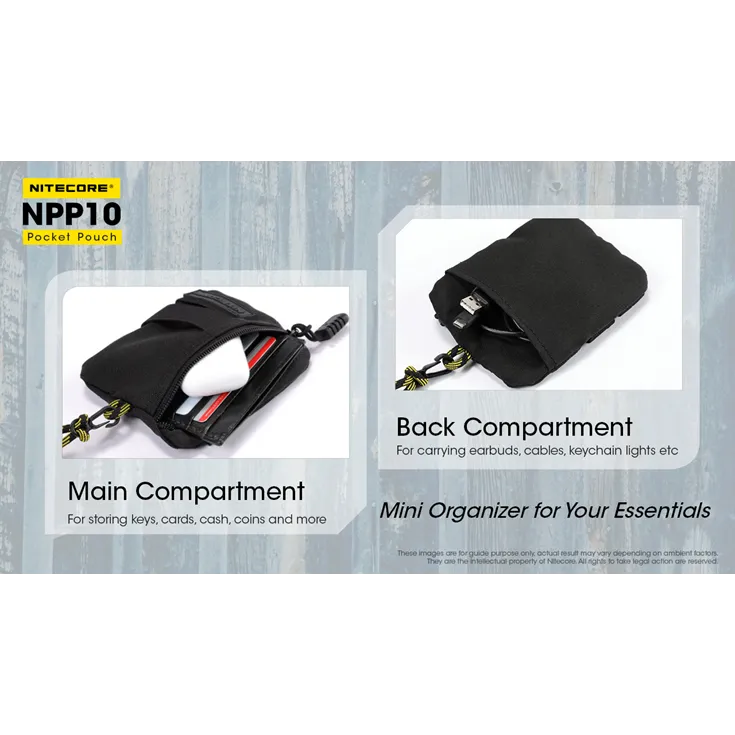 Nitecore NPP10 Pocket Pouch