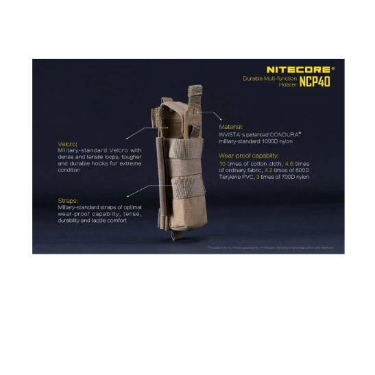 Nitecore NCP40 Flashlight Holster