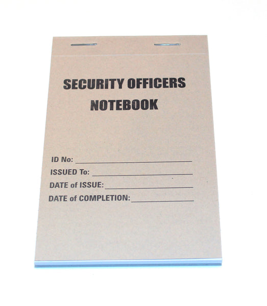 Security Officers Notebook - Version II