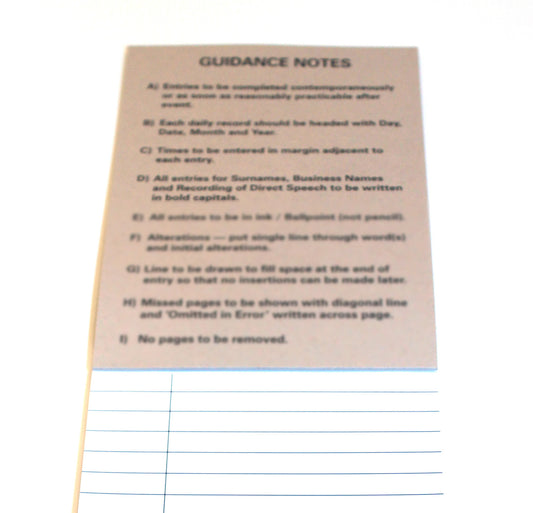 Security Officers Notebook - Version II