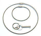 Steel Cable Key Ring