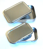 Silver Airtight Survival Tins