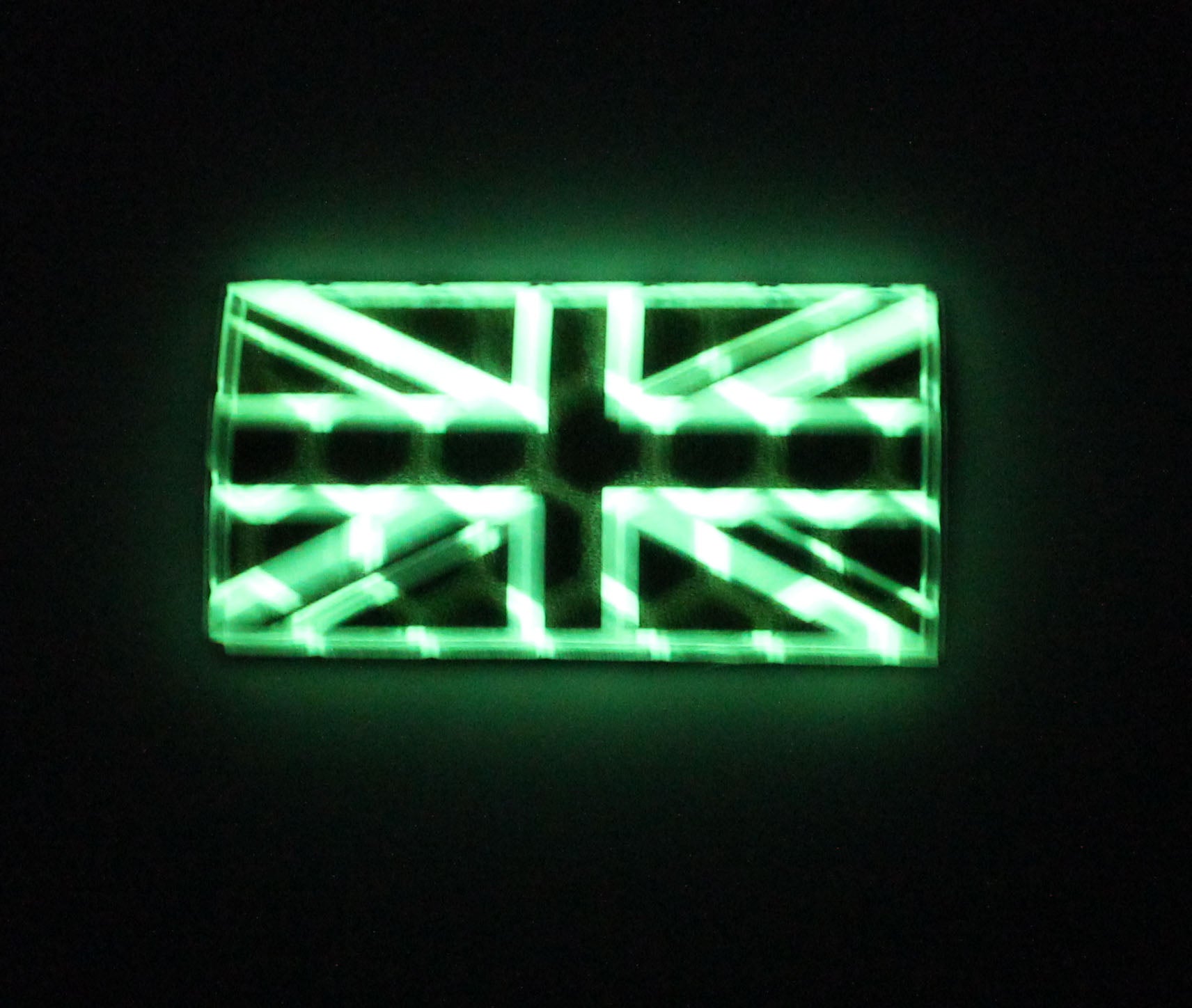 Glint Glow Union Jack Patch