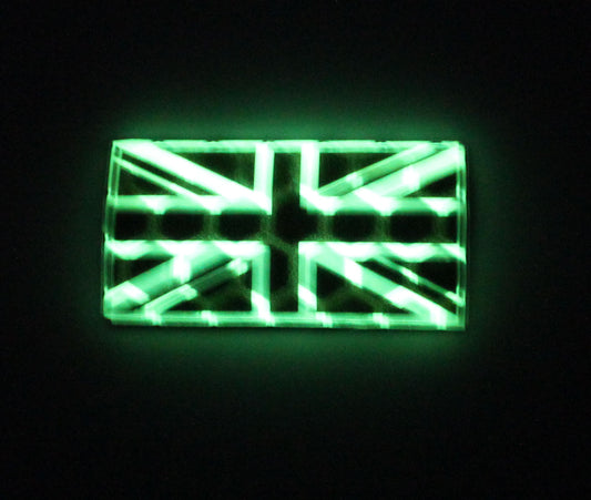 Glint Glow Union Jack Patch